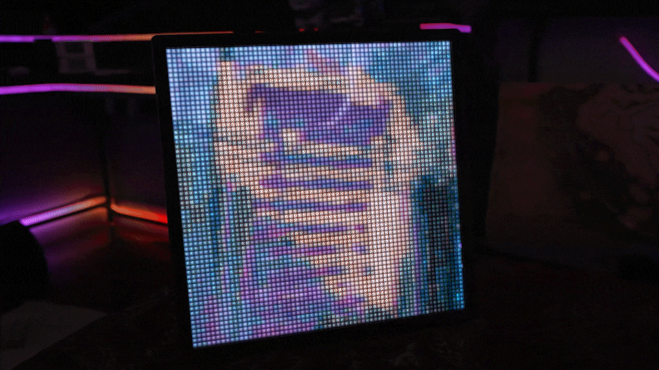 Smart Gaming Pixel Display LED Matrix Panel Custom Text Pattern & Animation Screen
