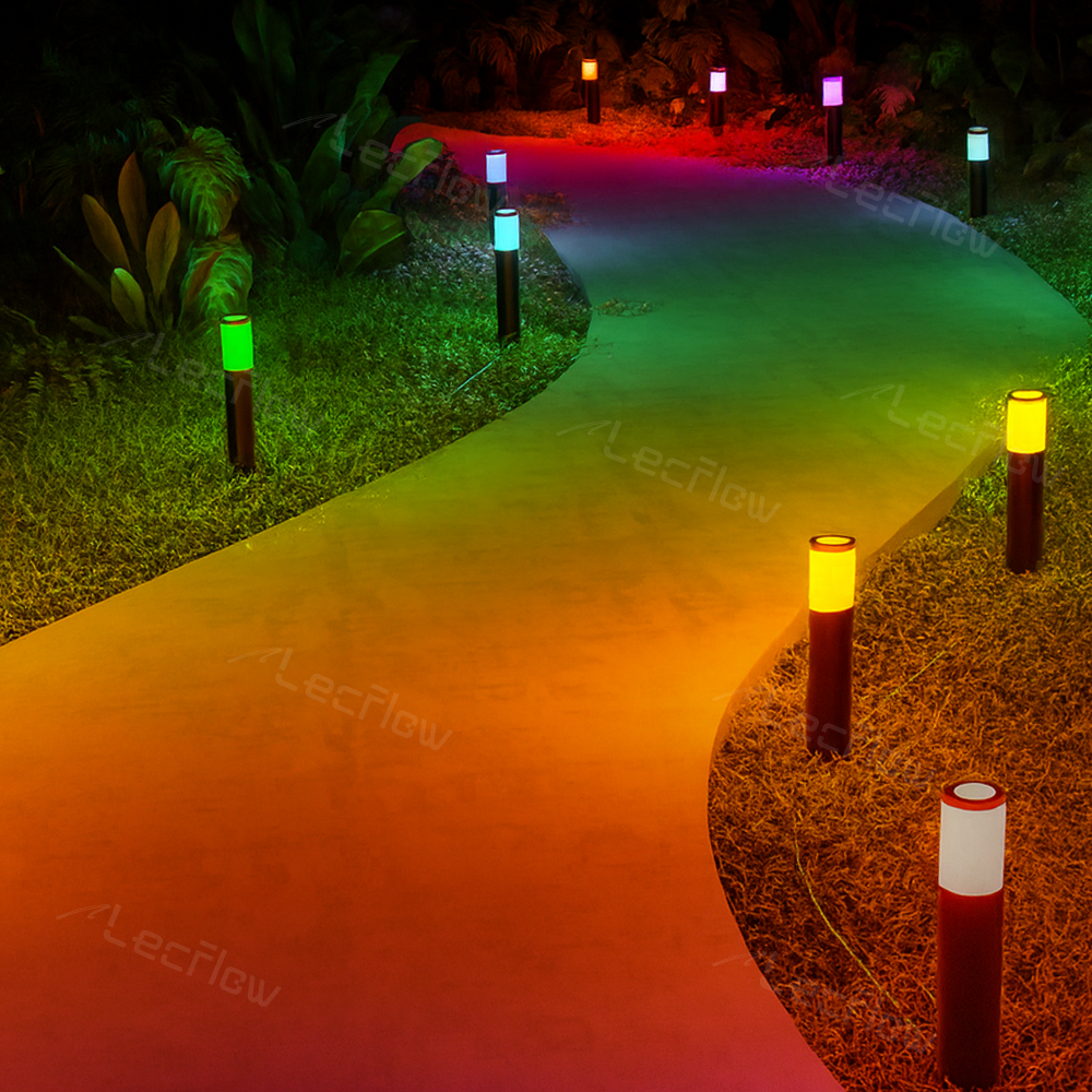 Smart Pathway Lights RGBICW LED Landscape Light for Outdoor Yard/Garden/Walkway