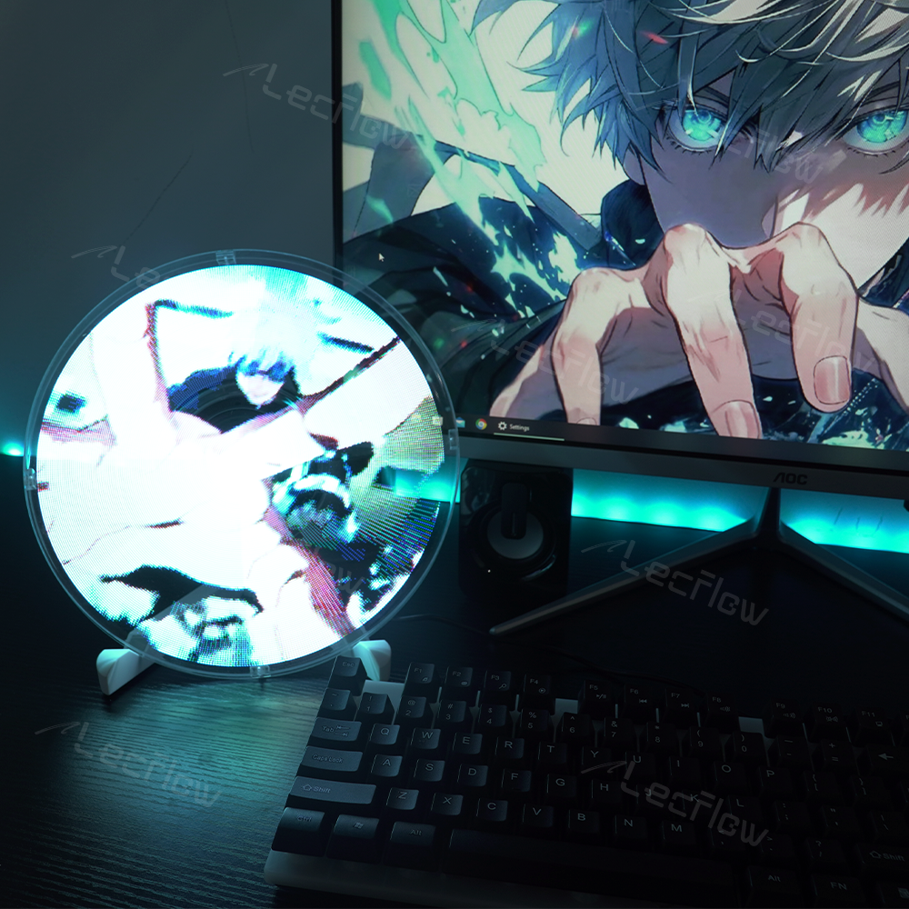 Naked Eye 3D Holographic Image Projector Desktop Holographic Video LED Lamp Fan Display