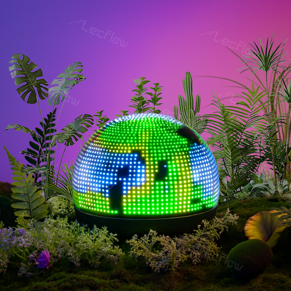 Mini Las Vegas Sphere Emotional Glowbot AI-Powered Desktop Companion Light