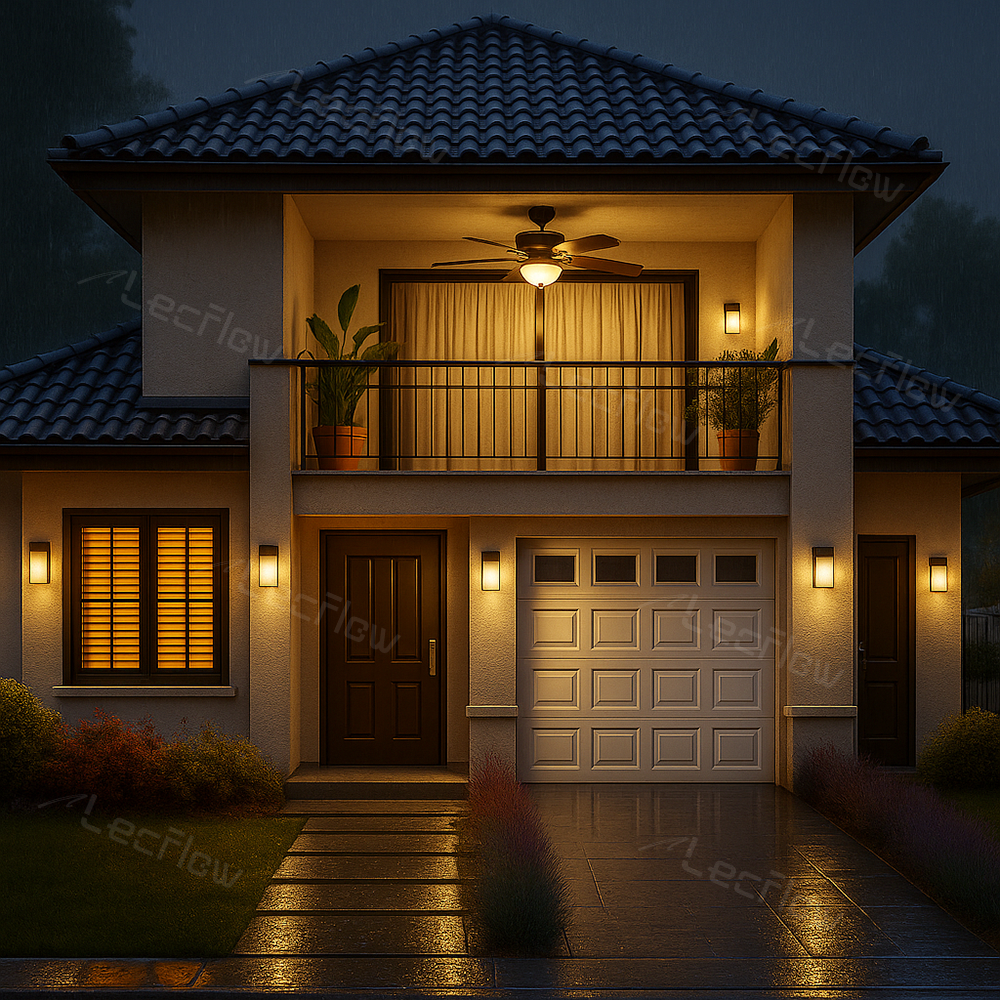 Smart RGBIC Wall Lights Outdoor & Yard Lighting