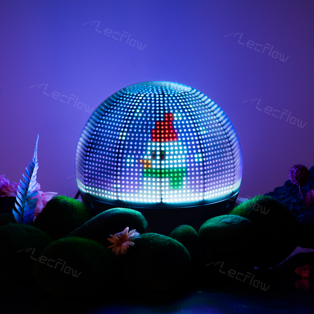 Mini Las Vegas Sphere Emotional Glowbot AI-Powered Desktop Companion Light