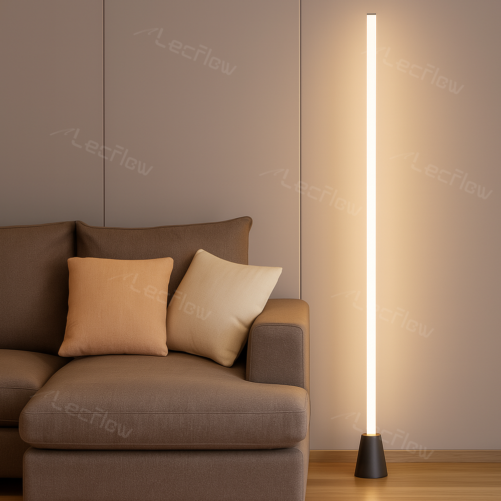 Indoor Smart Corner Floor Lamp RGBICW LED Standing Light for Living Room/Bedroom