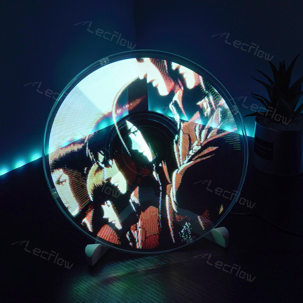 Naked Eye 3D Holographic Image Projector Desktop Holographic Video LED Lamp Fan Display