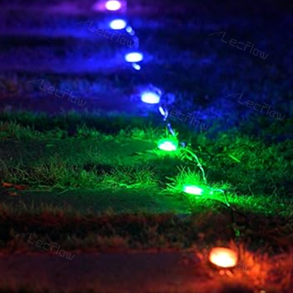 RGBICW Outdoor Pathway Lights Waterproof 100LM Ground Landscape Lighting for Garden/Lawn/Yard