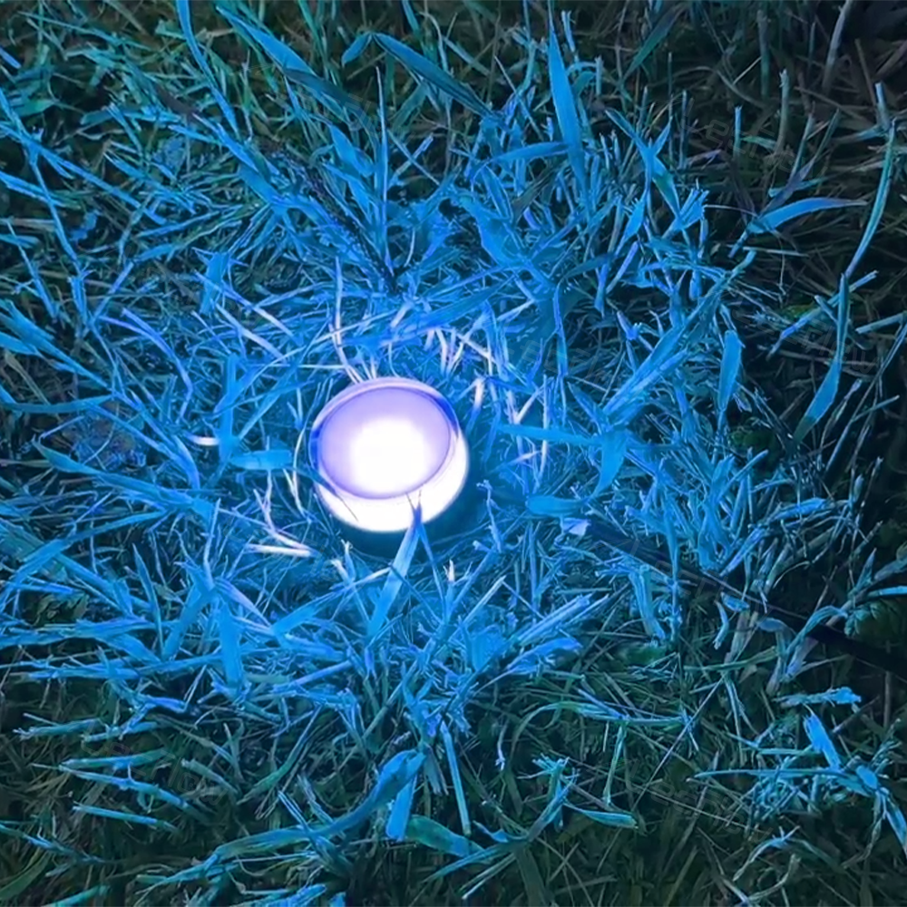 RGBICW Outdoor Pathway Lights Waterproof 100LM Ground Landscape Lighting for Garden/Lawn/Yard
