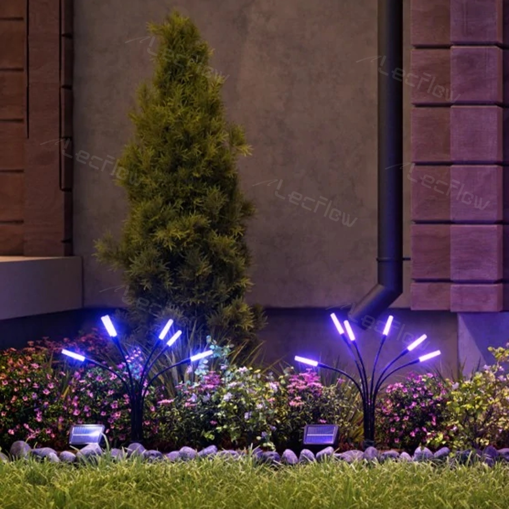 Outdoor Solar Garden Lights Waterproof Solar Swaying Light for Yard/Pathway/Landscape