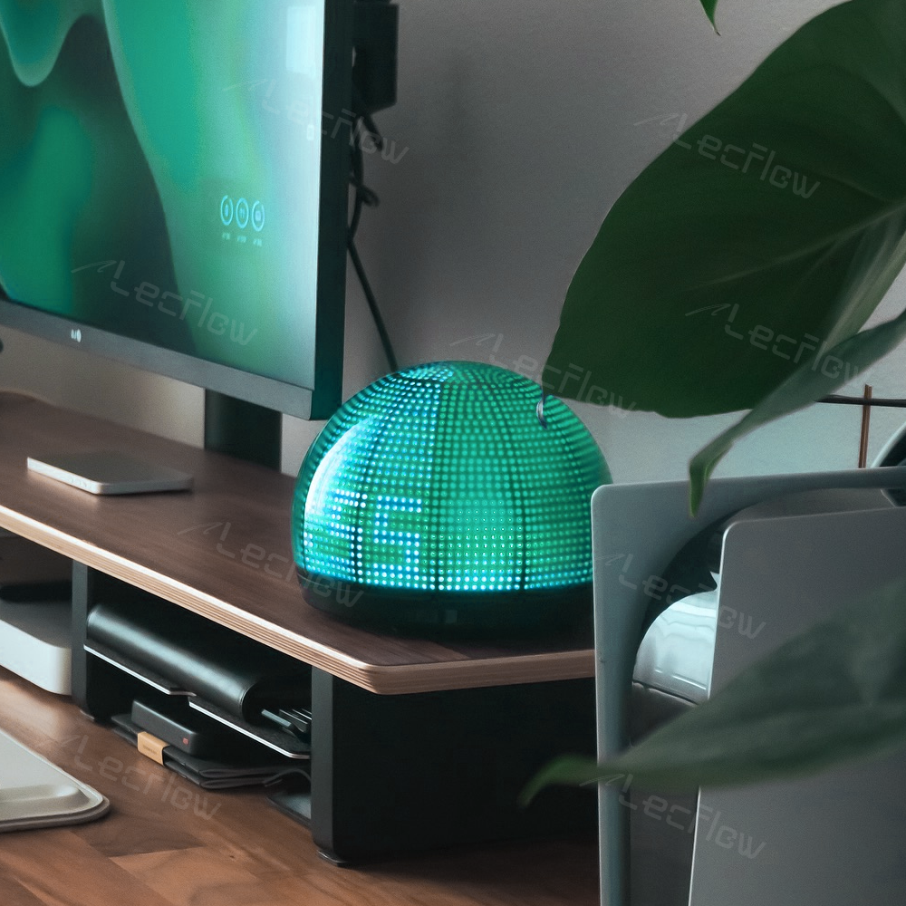 Mini Las Vegas Sphere Emotional Glowbot AI-Powered Desktop Companion Light