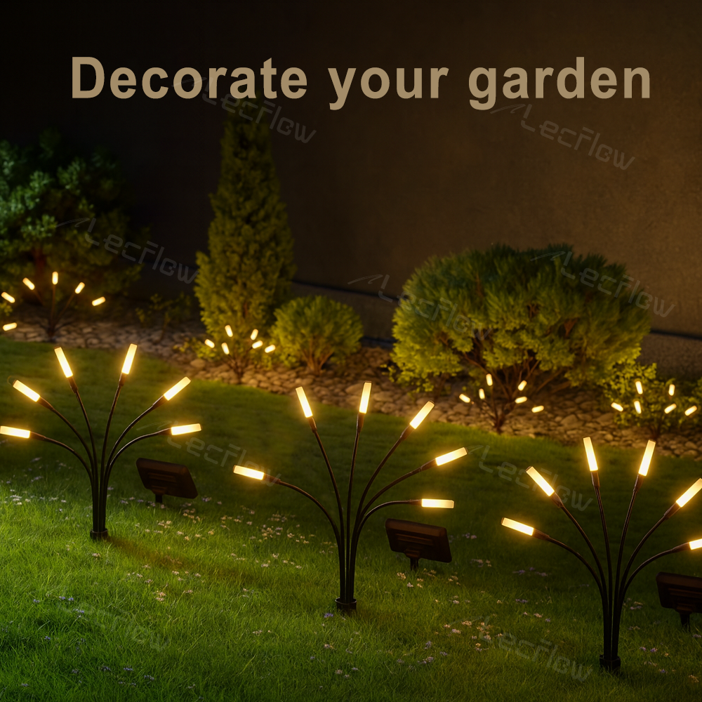 Outdoor Solar Garden Lights Waterproof Solar Swaying Light for Yard/Pathway/Landscape