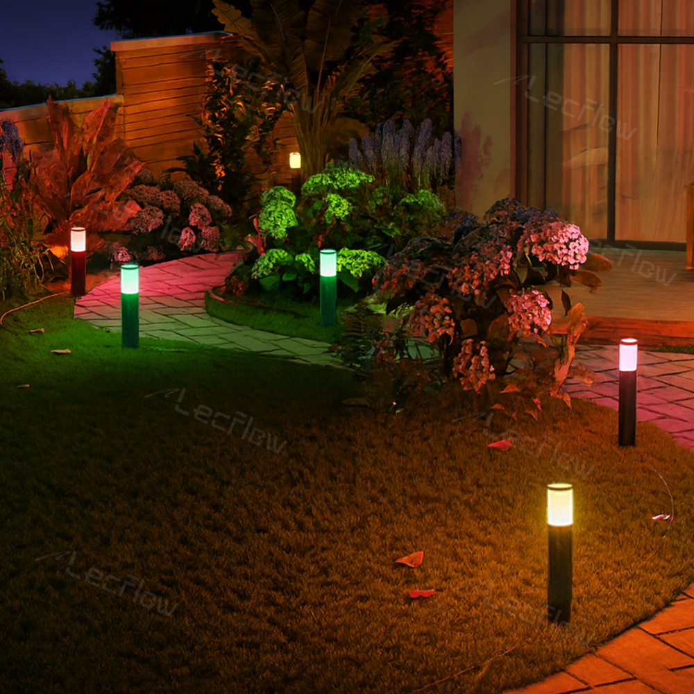 Smart Pathway Lights RGBICW LED Landscape Light for Outdoor Yard/Garden/Walkway
