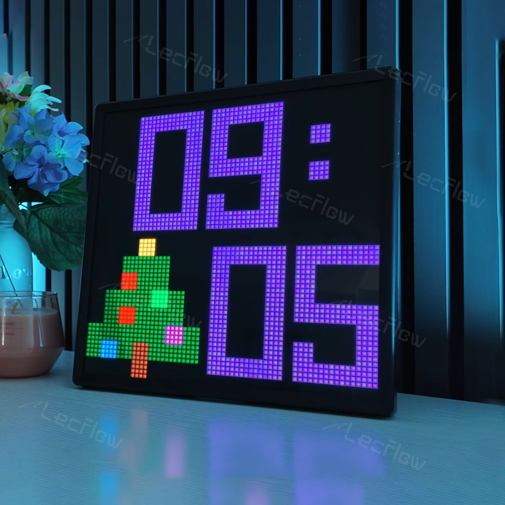 Smart Gaming Pixel Display LED Matrix Panel Custom Text Pattern & Animation Screen