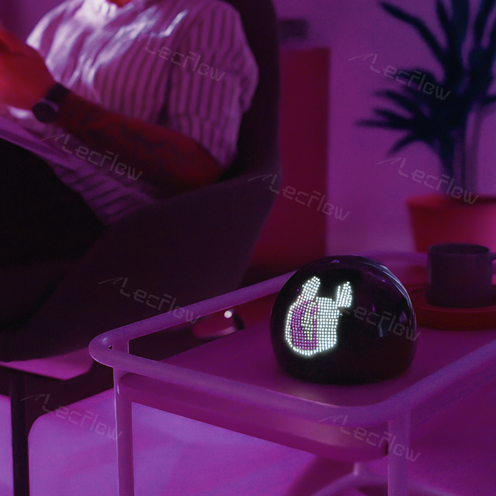 Mini Las Vegas Sphere Emotional Glowbot AI-Powered Desktop Companion Light