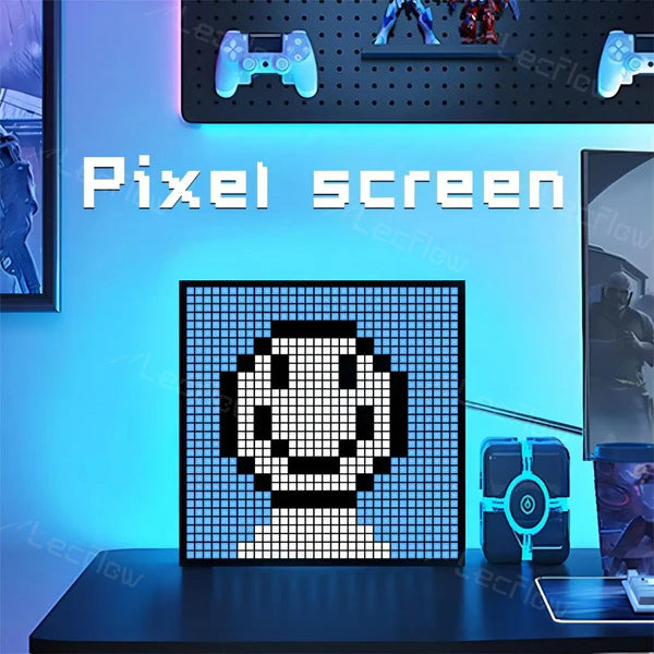 Smart Gaming Pixel Display LED Matrix Panel Custom Text Pattern & Animation Screen