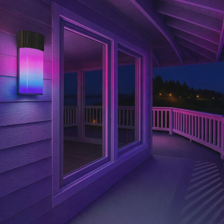 Smart RGBIC Wall Lights Outdoor & Yard Lighting