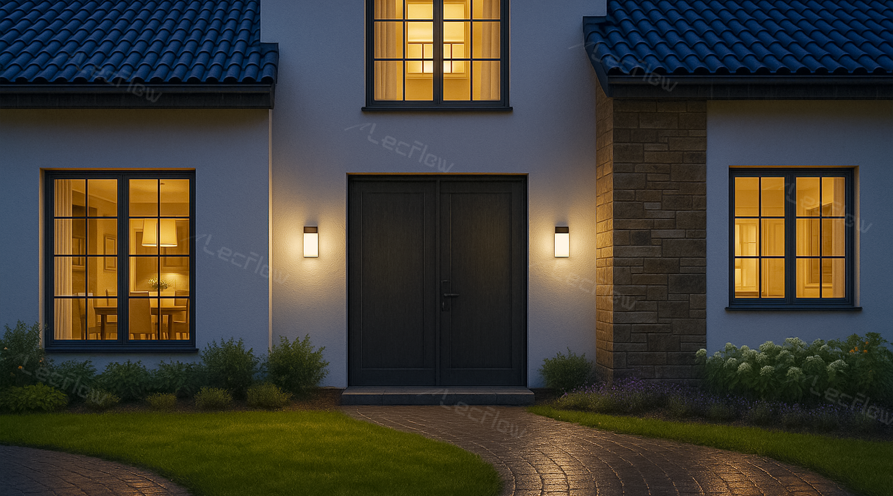 Lecflow RGBIC Smart Outdoor Wall Light: Bringing Ambience to Your Yard