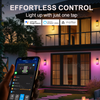 Smart RGBIC Wall Lights Outdoor DIY Lighting for Yard & Garden Decor 2 Pack