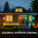 Smart RGBIC Wall Lights Outdoor & Yard Lighting