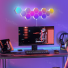 RGBIC Hexagon Light Panels LED Gaming Wall Lights DIY Geometry for Gaming Room/Living Room/Bedroom Decor