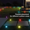RGBICW Outdoor Pathway Lights Waterproof 100LM Ground Landscape Lighting for Garden/Lawn/Yard