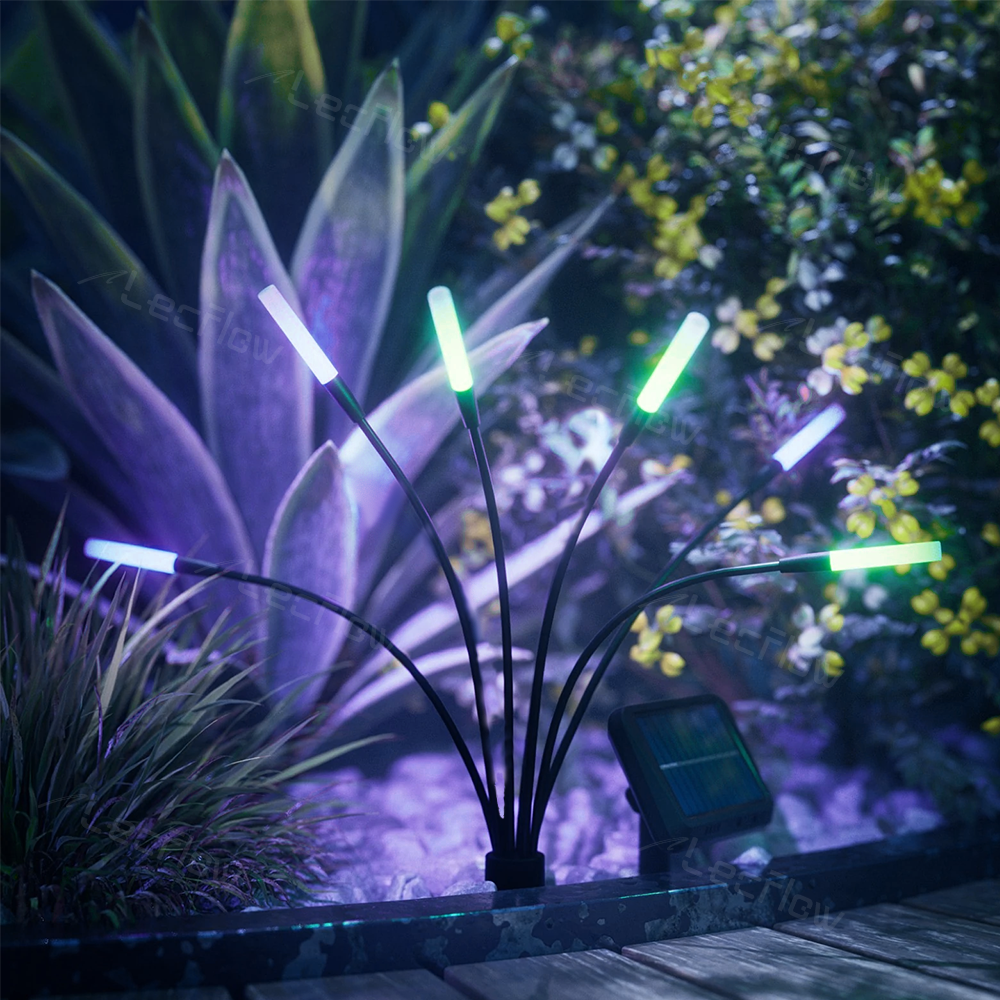 Outdoor Solar Garden Lights Waterproof Solar Swaying Light for Yard/Pathway/Landscape