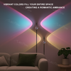 Adjustable Sunset Projector Light Double-sided LED Floor Lamp for Living Room/Bedroom Decor