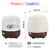 Smart Table Lamp 2-in-1 Ripple Projection Light+Night Light Bluetooth White Noise Machine with Speaker for Bedroom/Kids’ Room