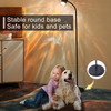 Sunset Projection Lamp Double-Sided LED Floor Light Water Ripple Effect Corner Light for Bedroom/Living Room/Dining Room