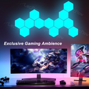 RGBIC Hexagon Light Panels LED Gaming Wall Lights DIY Geometry for Gaming Room/Living Room/Bedroom Decor