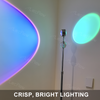 Adjustable Sunset Projector Light Double-sided LED Floor Lamp for Living Room/Bedroom Decor