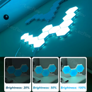 RGBIC Hexagon Light Panels LED Gaming Wall Lights DIY Geometry for Gaming Room/Living Room/Bedroom Decor
