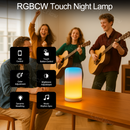 RGBCW Touch Table Lamp Nightstand Lamps Decoration Bedside Lamp for Home/Office/Dorm Decor