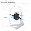 Naked Eye 3D Holographic Image Projector Desktop Holographic Video LED Lamp Fan Display