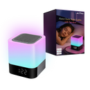 Multi-Color Night Lamp LED Alarm Clock Bedside Lights MP3 Player with Bluetooth Speaker for Bedroom/Kids’ Room