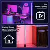 Indoor Smart Corner Floor Lamp RGBICW LED Standing Light for Living Room/Bedroom