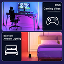 Indoor Smart Corner Floor Lamp RGBICW LED Standing Light for Living Room/Bedroom
