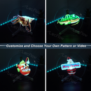 Naked Eye 3D Holographic Image Projector Desktop Holographic Video LED Lamp Fan Display