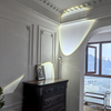 Adjustable Sunset Projector Light Double-sided LED Floor Lamp for Living Room/Bedroom Decor