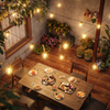 Outdoor Clear Bulb String Lights RGBICW Color Changing LED Patio Lights for Backyard/Balcony
