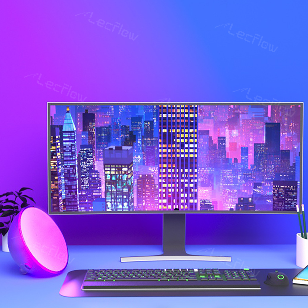 Portable RGBCW Dimmable Table Lamp LED Color-Changing Bowl Night Light Bedside Lamp for Bedroom/Kids’ Room