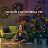 Outdoor Clear Bulb String Lights RGBICW Color Changing LED Patio Lights for Backyard/Balcony