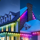 Lecflow Outdoor Dot String Lights Smart RGBIC Lights