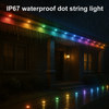 Lecflow Outdoor Dot String Lights Smart RGBIC Lights